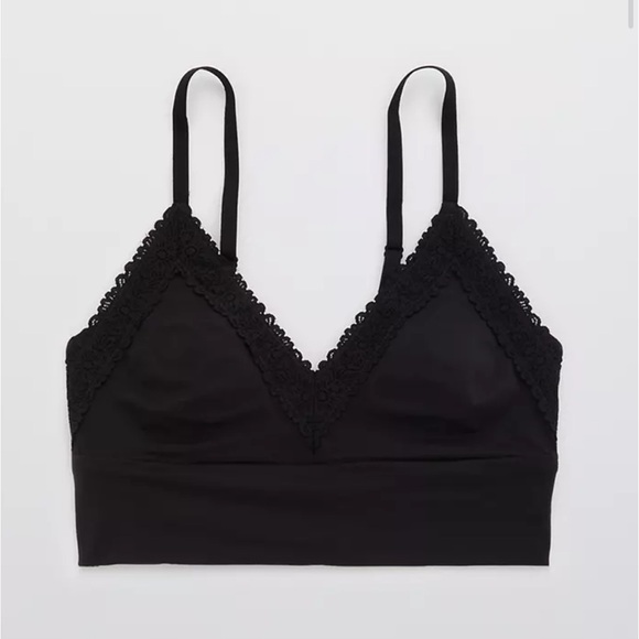 Aerie Sunnie Blossom Lace Padded Triangle Bralette - Picture 4 of 5